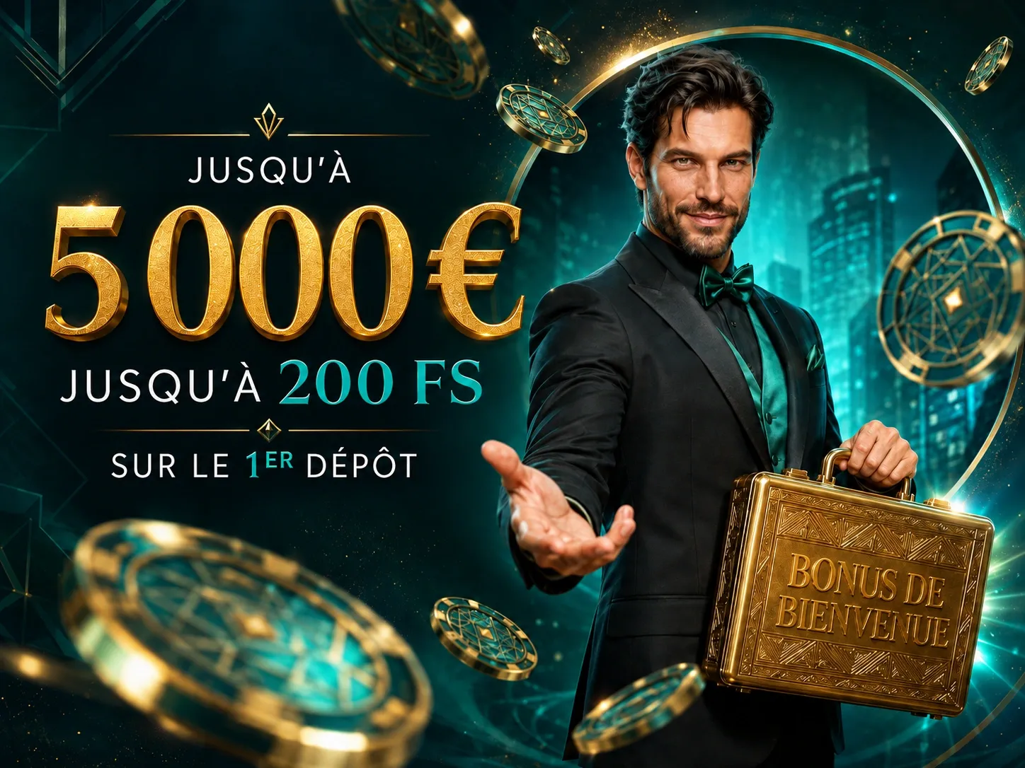1st welcome bonus